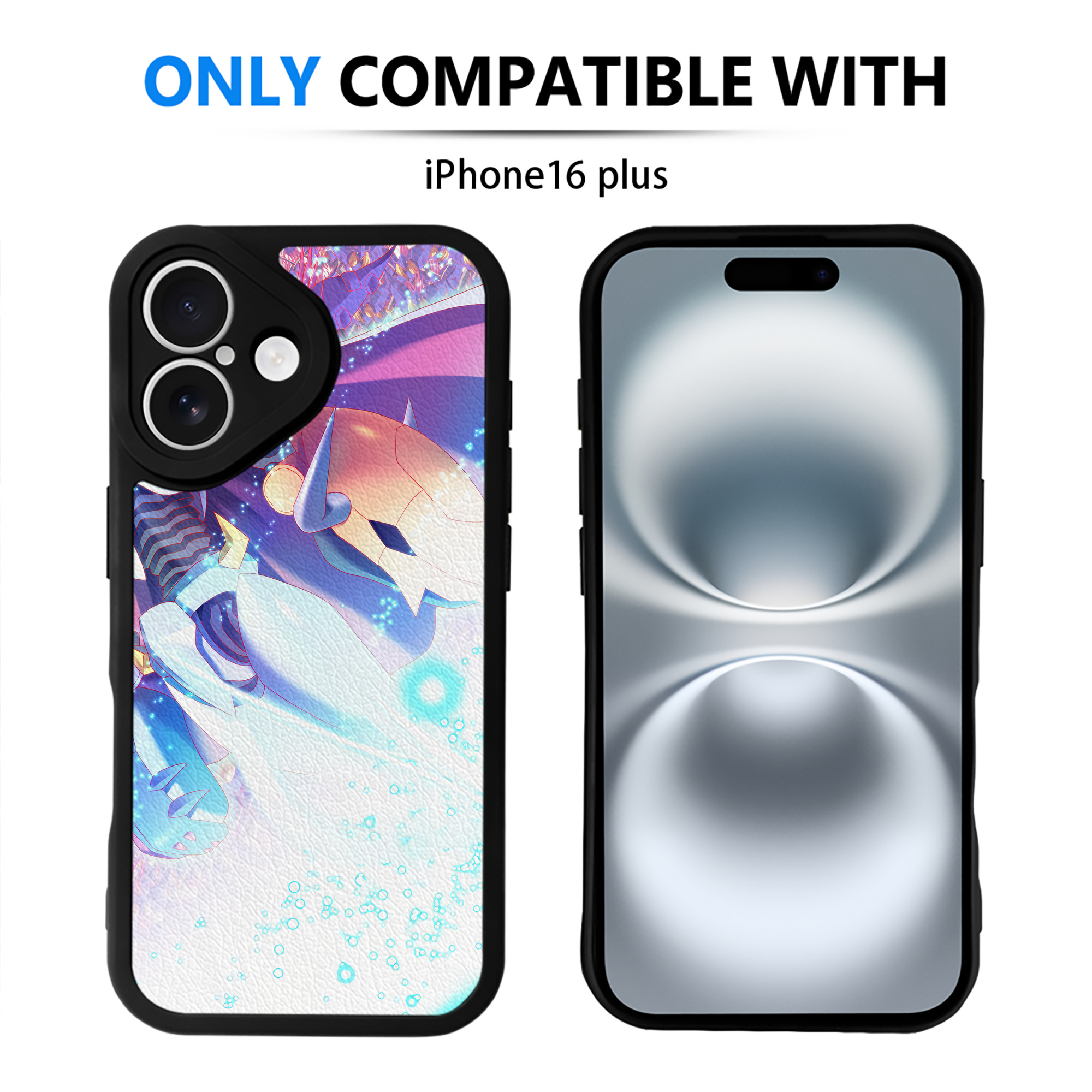 （画像用） Digimon デジタルモンスター/デジモン 【iPhone 16シリーズ対応】シリコンスマホケース（レザー調） 材質：シリコン